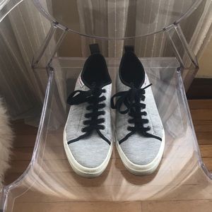 Superga Cotton Padded Upper Sneakers Gray/Black